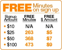 Use your Free Minutes Immediately