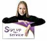 Sign up for callback service