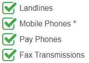 Andorra Toll-Free Mobile Accessible phone numbers are accessible from the following devices and networks