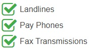 Antigua Phone Numbers are accessible from the following devices and networks