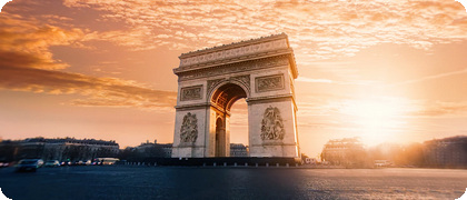 Arc de Triomphe, Paris, France