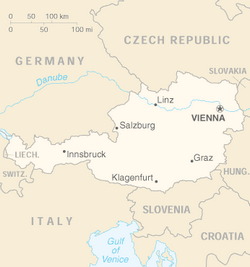 Austria Map CIA