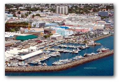 View of Bridgetown (Bridgetown/Barbados) photographed in October 2007