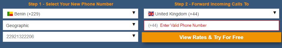 Benin Virtual Phone Number Database