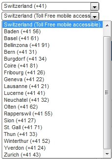 Switzerland Virtual Numbers