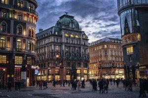 Vienna Austria Evening image