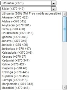 Lithuania Virtual Number Database