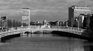 Dublin ha'penny bridge Dublin city
