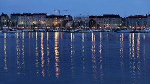 Helsinki City at Night Finland