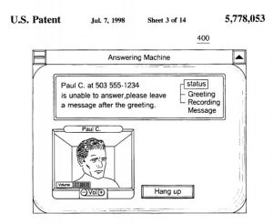 Answering machine patent