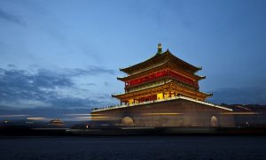 Canada Virtual Number Routes Calls to China China Xi'an The Bell Tower Building