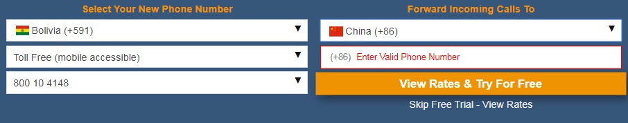 Bolivia Virtual Phone Number Database