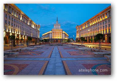 City centre of Sofia, Capital of Bulgaria