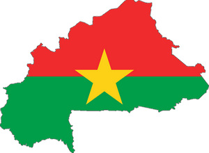 Burkina Faso Flag Map Geography