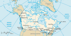 Canada Map CIA