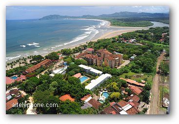 Aerial View Of Western Costa Rica Resorts