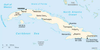 Cuba Map CIA