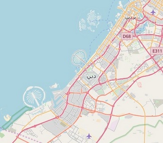 Dubai City Map