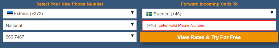 Estonia Virtual Phone Number Database