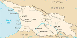 Georgia Map CIA