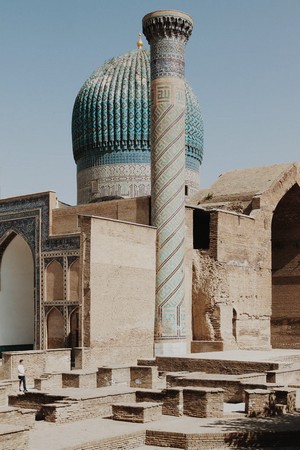 Gur-Emir-Mausoleum, Bustonsaroy Street, Samarkand, Uzbekistan