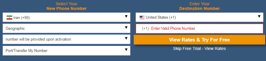 Virtual Phone Number Iran Database