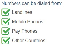 Israel Mobile Accessible SMS Numbers are accessible from the following devices