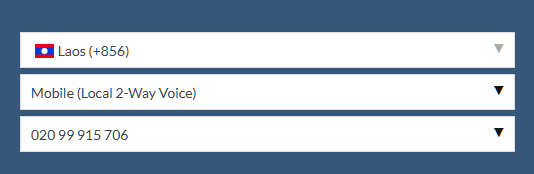 Laos Mobile 2-Way Voice Option
