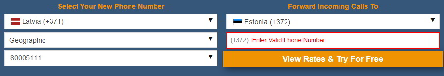 Latvia Virtual Phone Number Database