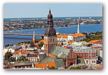 Riga Panorama City View