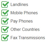 Mauritius phone numbers can be accessed from these devices and networks