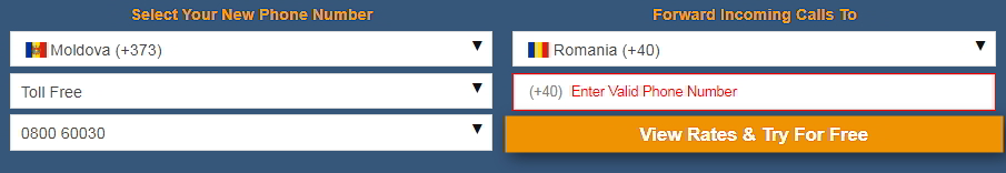 Moldova Virtual Phone Number Database