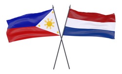 Netherlands and Philippines Country Flags