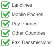 Amsterdam phone number is accessible from the following devices and networks