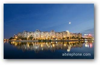 Bucharest, Romania at night