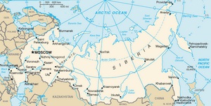 Russia Map CIA