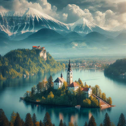 Lake Bled, Slovenia virtual phone number