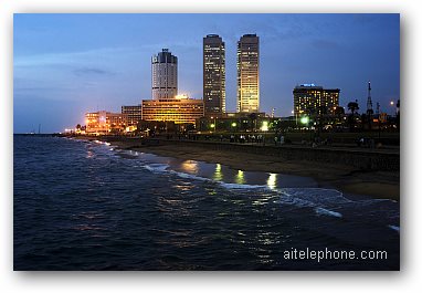 Colombo At Night, Sri Lanka