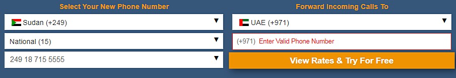Sudan Virtual Phone Number Database