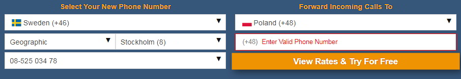 Sweden Virtual Phone Number Database