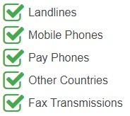 Uganda National Phone Numbers are accessible from the following devices and networks